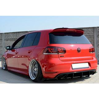 DPT V-4 spoiler (HB, svart blank) Volkswagen Golf 6 2008–2014 foto 4