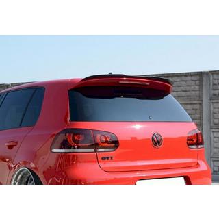DPT V-4 spoiler (HB, svart blank) Volkswagen Golf 6 2008–2014 foto 1