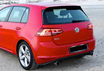 Volkswagen Golf 7/E-Golf 2012–2020 Spoiler DPT V-1 (för GTI / R HB, svart högglans) foto 5