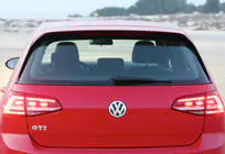 Volkswagen Golf 7/E-Golf 2012–2020 Spoiler DPT V-1 (för GTI / R HB, svart högglans) foto 1