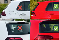 Volkswagen Golf 7/E-Golf 2012–2020 Spoiler DPT V-1 (för GTI / R HB, svart högglans) foto 9