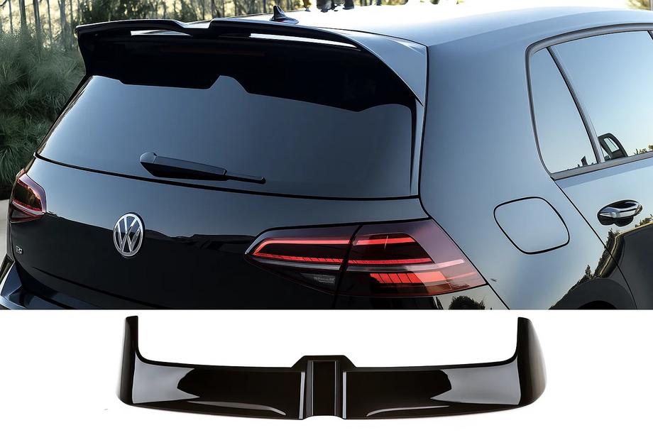 Volkswagen Golf 7/E-Golf 2012–2020 Spoiler DPT V-2 (för GTI / R HB, svart högglans) Foto 2