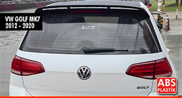 Volkswagen Golf 7/E-Golf 2012–2020 DPT V-8 spoiler (för Base HB, blanksvart) foto 1