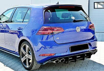 Volkswagen Golf 7/E-Golf 2012–2020 DPT V-9 spoiler (för GTI / R HB, blanksvart) foto 3