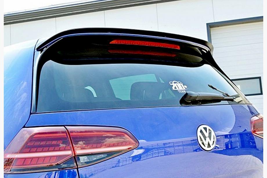 Volkswagen Golf 7/E-Golf 2012–2020 DPT V-9 spoiler (för GTI / R HB, blanksvart) Image