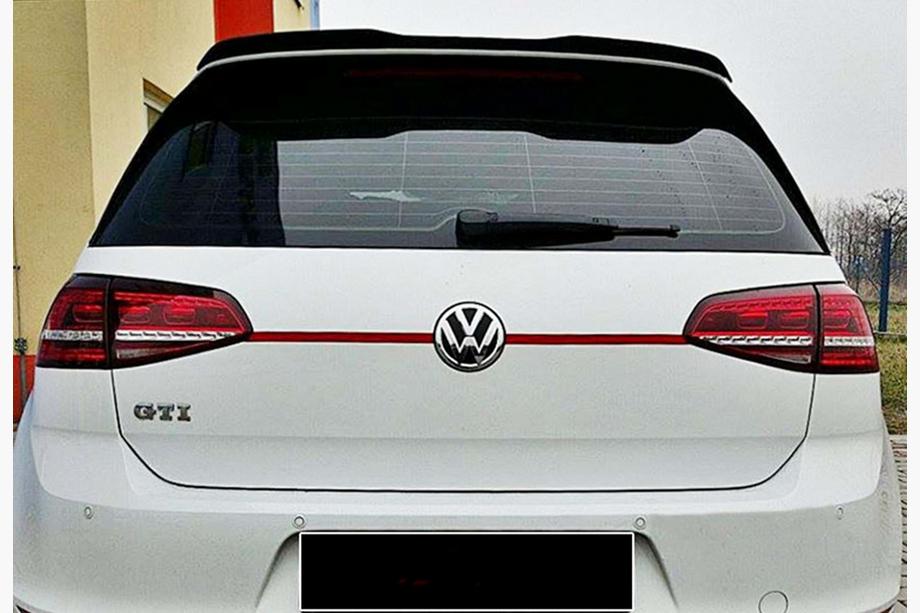 Volkswagen Golf 7/E-Golf 2012–2020 Spoiler DPT V-10 (för GTI / R HB, blanksvart) Foto 2
