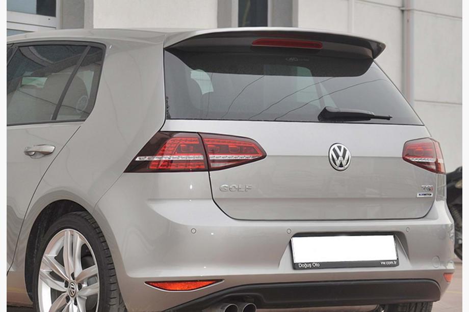 Volkswagen Golf 7/E-Golf 2012–2020 Spoiler DPT V-11 (för Base HB, blanksvart) Image