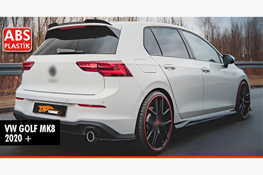 Volkswagen Golf 8 2019– Spoiler DPT V-3 (HB, blank svart) Image