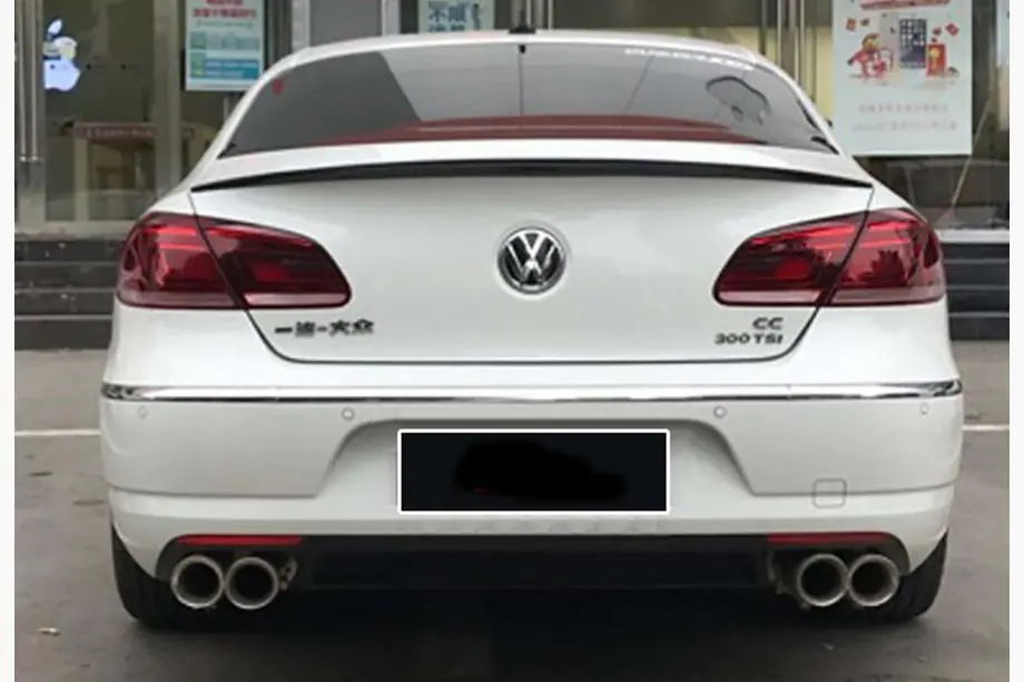 Volkswagen Passat CC 2008–2017 Spoiler DPT (2012-2017, svart högglans) Foto 3