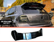 Volkswagen Polo 2010–2017 DPT V-1 spoiler (HB, blanksvart) foto 1