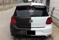 Volkswagen Polo 2010–2017 Spoiler DPT V-3 (HB, blank svart) foto 4