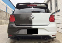 Volkswagen Polo 2010–2017 Spoiler DPT V-3 (HB, blank svart) foto 5