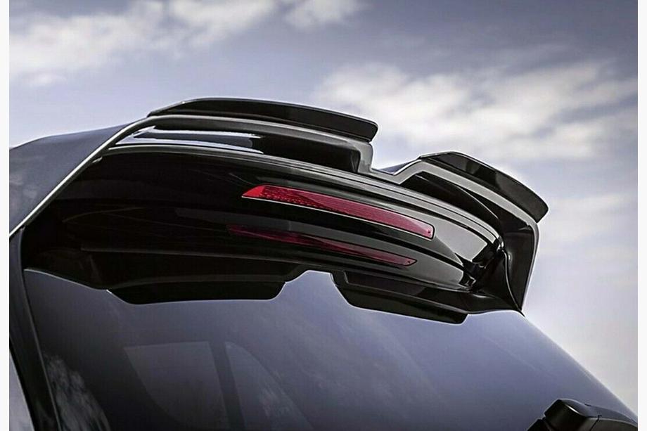 Volkswagen Polo 2010–2017 DPT V-4 spoiler (HB, svart blank) Image