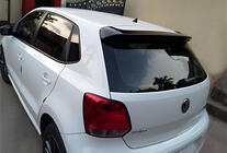 Volkswagen Polo 2010–2017 Spoiler DPT V-6 (HB, högblank svart) foto 1