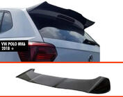Volkswagen Polo 2017– DPT V-2 spoiler (2017-2021, HB, svart högglans) foto 1