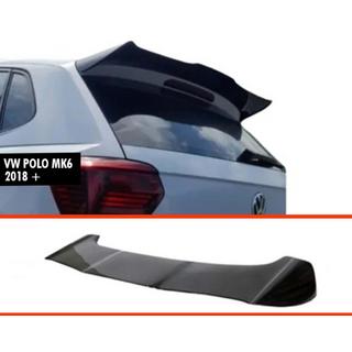 DPT V-2 spoiler (2017-2021, HB, svart högglans) Volkswagen Polo 2017–