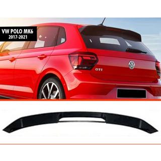 DPT V-3 bakspoiler (2017-2021, HB, blank svart) Volkswagen Polo 2017–
