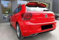 Volkswagen Polo 2017– Spoiler DPT V-4 (2017-2021, HB, blank svart) foto 3