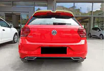 Volkswagen Polo 2017– Spoiler DPT V-4 (2017-2021, HB, blank svart) foto 4