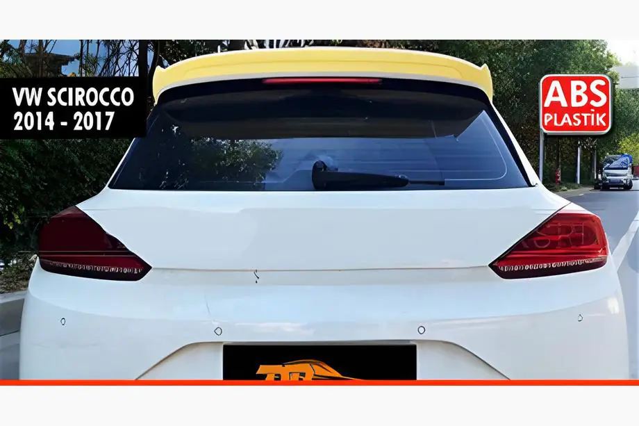 Volkswagen Scirocco 2008–2017 DPT V-2 spoiler (2014-2017, blanksvart) Image