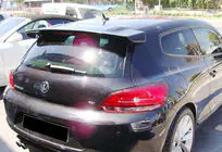 Volkswagen Scirocco 2008–2017 Spoiler DPT V-3 (2008-2013, blank svart) foto 1