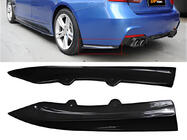 BMW 3-serien F30/F31 2012–2019 Bakre FLAP-tillägg DPT (blank svart) foto 1