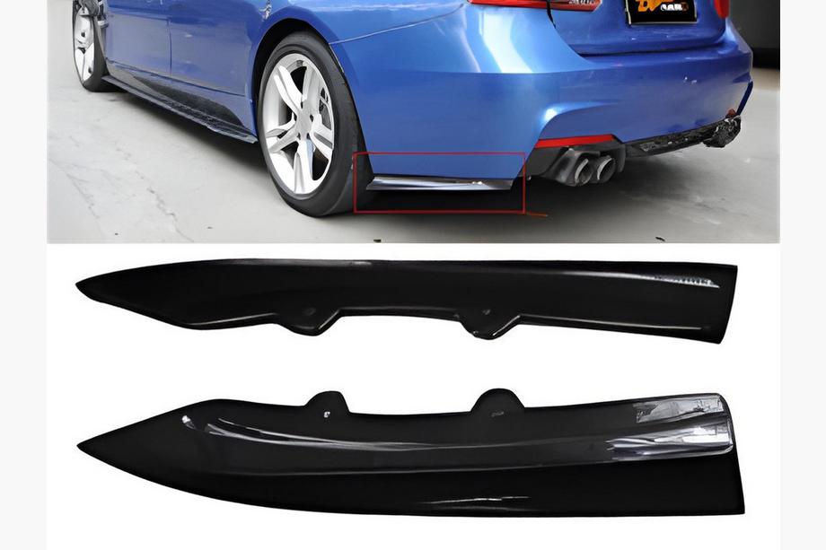 BMW 3-serien F30/F31 2012–2019 Bakre FLAP-tillägg DPT (blank svart) Image