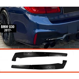 Bakre FLAP-tillägg DPT (för M-Sport/M5 F90, högblank svart) BMW 5-serien G30/G31 2017–2023 foto 1