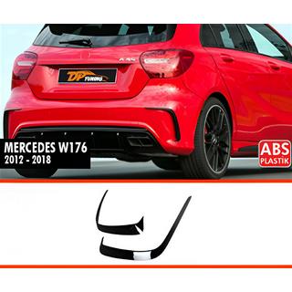 DPT bakspoilerkåpor (svart blank) Mercedes A-сlass W176 2012–2018