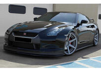 Nissan GT-R 2008–2025 DPT främre stötfångarläpp (svart högglans) foto 4