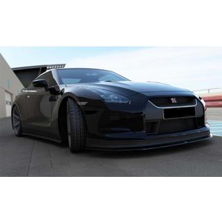 DPT främre stötfångarläpp (svart högglans) Nissan GT-R 2008–2025 foto 2