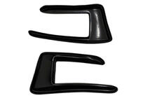 Seat Leon 2013–2020 Canards för bakre stötfångare DPT (2017-2020, 2 st, blank svart) foto 5