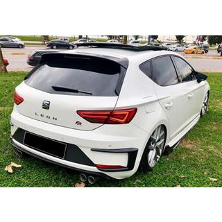 Canards för bakre stötfångare DPT (2017-2020, 2 st, blank svart) Seat Leon 2013–2020 foto 3