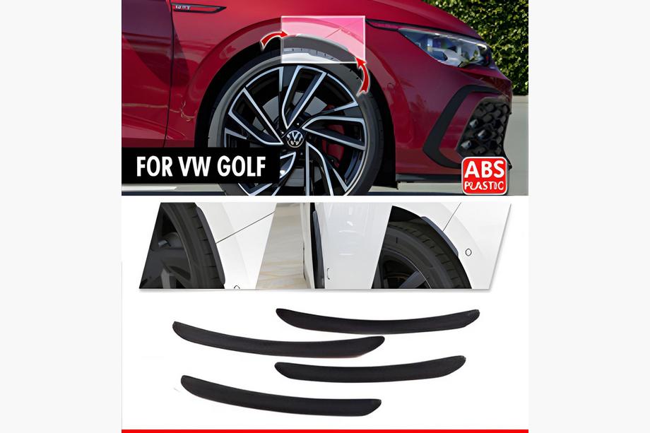 Volkswagen Golf 7/E-Golf 2012–2020 Skärmkantslister DPT (4 st, svarta) Image