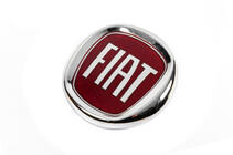 Fiat Emblem (röd, med stift) 95 mm foto 2