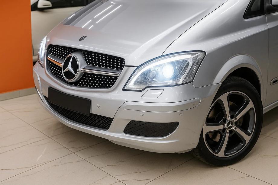 Mercedes Vito W639 2004–2014 Frontgrill Diamond Silver (2010-2014) Foto 1
