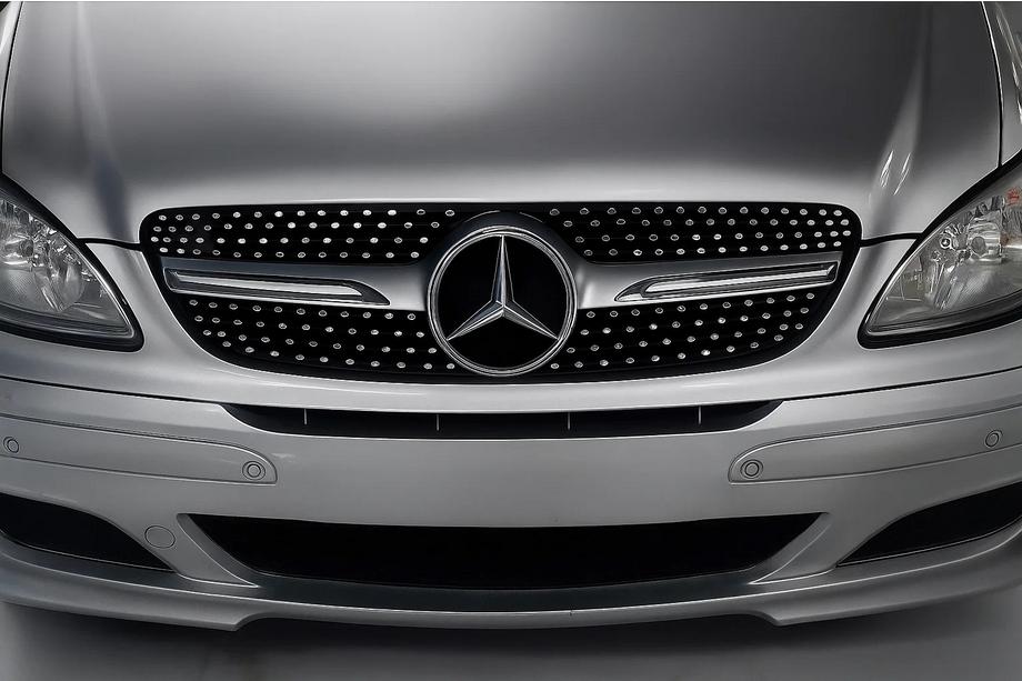 Mercedes Vito W639 2004–2014 Frontgrill Diamond Silver (2004-2010) Foto 1