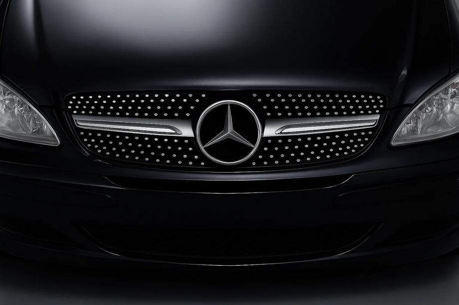 Mercedes Vito W639 2004–2014 Frontgrill Diamond Silver (2004-2010) Foto 2