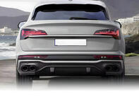 Audi Q5 2017–2025 Bakre diffuser (2020-2024, med avgastips Black) foto 2