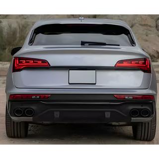 Bakre diffuser (2020-2024, med avgastips Black) Audi Q5 2017–2025 foto 3