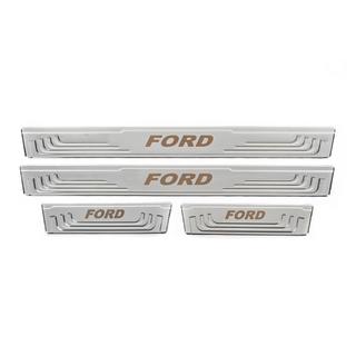 Universella instegslister för Ford V-2 (4 st, rostfritt stål) foto 2