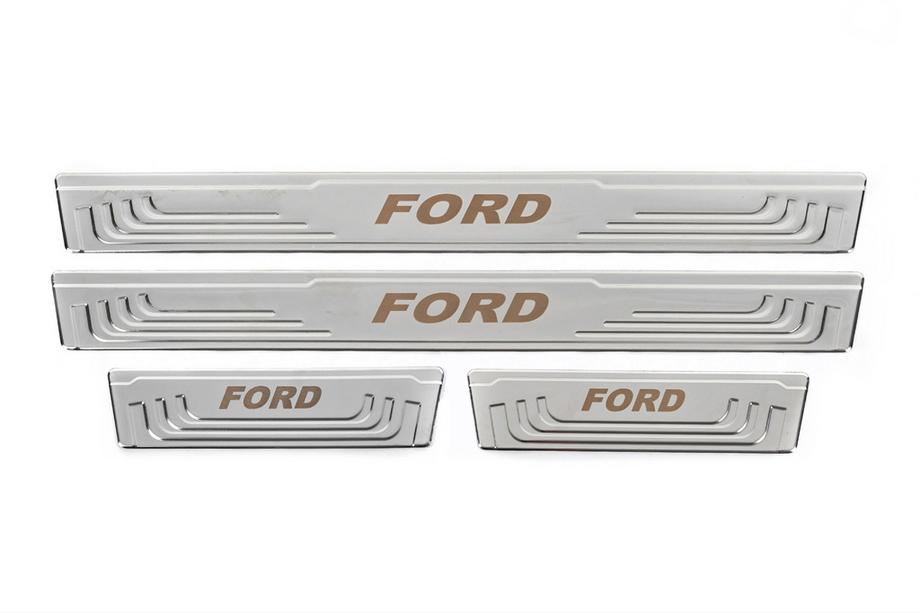Ford Universella instegslister för Ford V-2 (4 st, rostfritt stål) Foto 2
