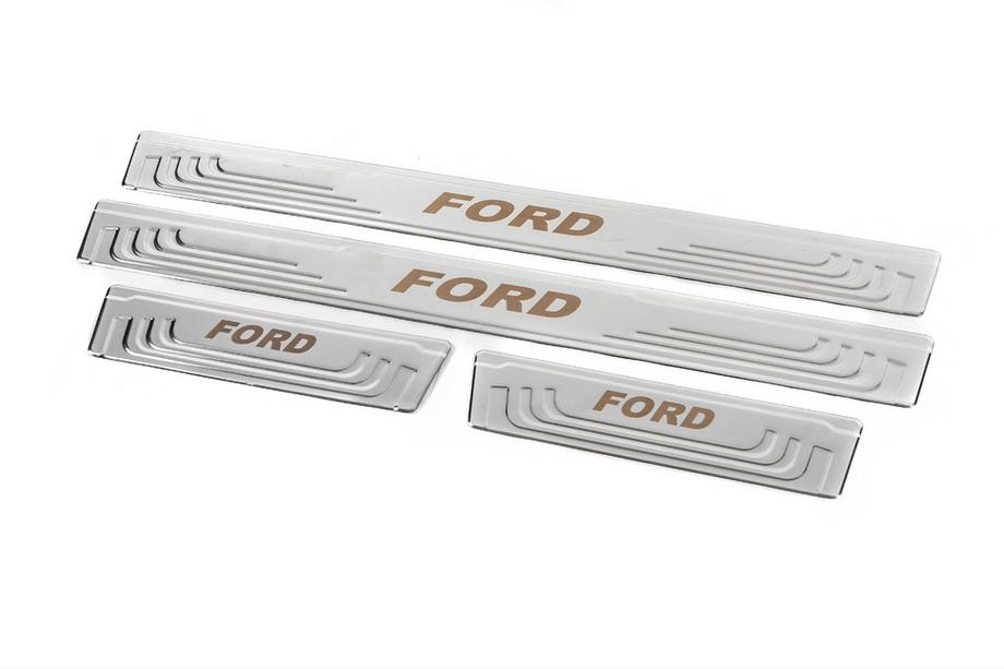 Ford Universella instegslister för Ford V-2 (4 st, rostfritt stål) Foto 3