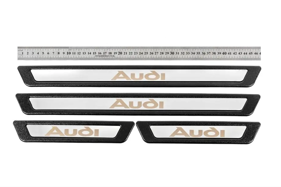 Audi Universella instegslister Audi V-3 (4 st., rostfritt stål) Image