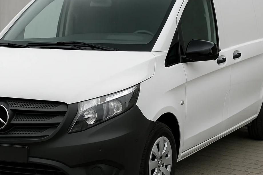 Mercedes Vito/V-klass W447 2014– Spegelkåpor svarta (rostfritt stål) Image