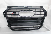 Audi A1 2010–2018 Frontgrill S-style V-2 (2010-2014, svart med krom) foto 1