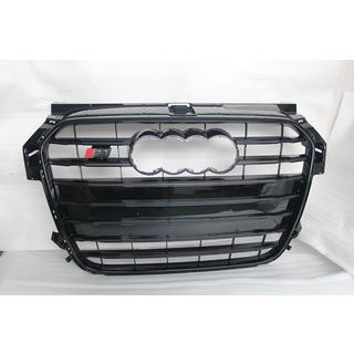 Frontgrill S-style V-2 (2010-2014, svart med krom)