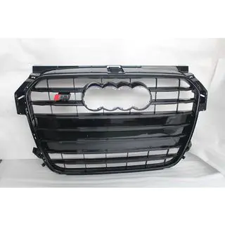 Frontgrill S-style V-2 (2010-2014, svart med krom)