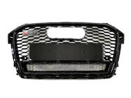 Audi A1 2010–2018 Frontgrill i RS-stil med Quattro-text (2014-2018, svart) foto 1