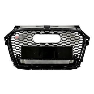 Frontgrill i RS-stil med Quattro-text (2014-2018, svart) foto 2